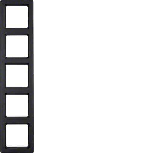 Berker 10156086 Rahmen 5fach Q.1 anthrazit, samt Mesch Shop Berker 10156086 Rahmen 5fach Q.1 anthrazit, samt Mesch Shop